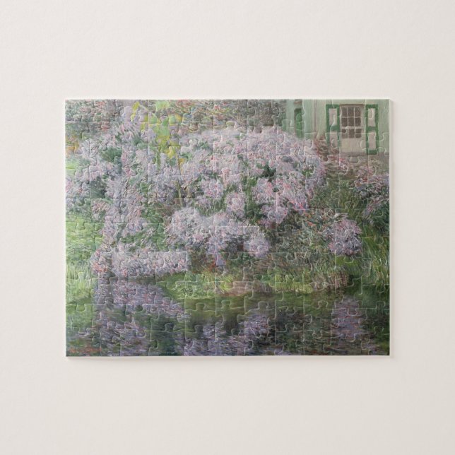 Quebra-cabeça Hydrangeas nos bancos do rio Lys, 1898 (oi (Horizontal)