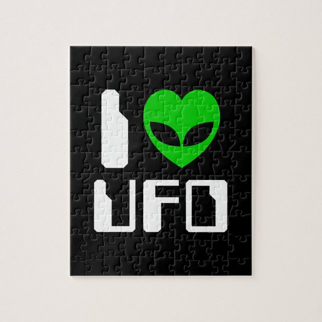 Quebra-cabeça I Alienígena Heart UFO (Vertical)