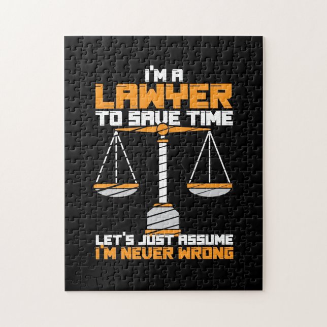 Quebra-cabeça I Am A Lawyer To Save Time (Vertical)