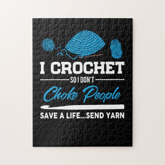 Quebra-cabeça I Crochet Choque Pessoas Salvem Uma Vida Enviar Ya (Vertical)