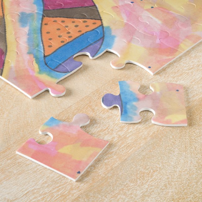 Quebra-cabeça "I Dream in Color" Abstrato (Lateral)