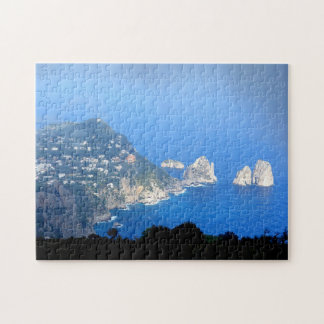 Quebra-cabeça i Faraglioni rocha Ilha Capri, Itália do Sul