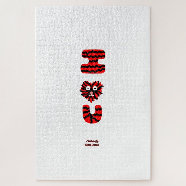 Quebra-cabeça I Felpudo (50,8 cm x 76,2 cm) (Vertical)