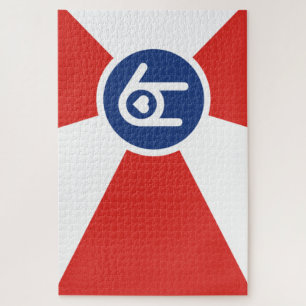 Quebra-cabeça I Love You Wichita Flag