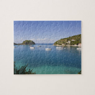 Quebra-cabeça Iates ancorados, Lakka, Paxos, Grécia