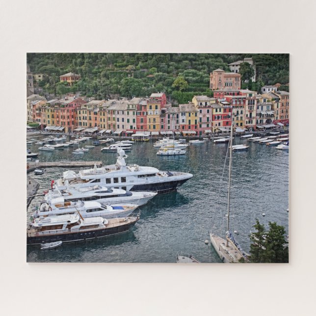 Quebra-cabeça Iates de Portofino - 16x20 - 520 pcs (Horizontal)