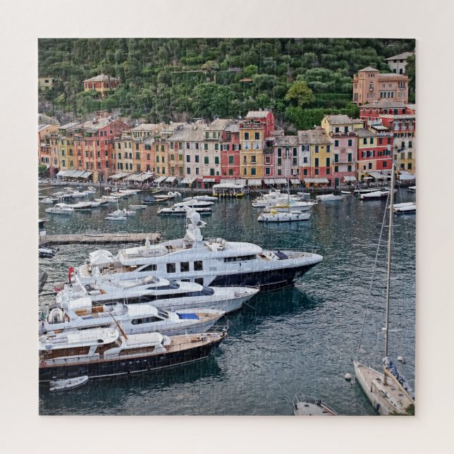 Quebra-cabeça Iates de Portofino - 20x20 - 676 pcs (Vertical)