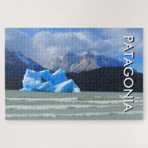 Quebra-cabeça iceberg da praia de Patagonia
