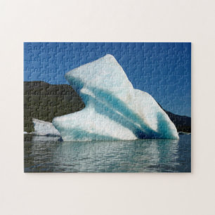 Quebra-cabeça Iceberg no lago de Mendenhall, no Alasca