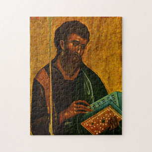 Quebra-cabeça Ícone Bizantino Cristão Apostle Matthew Orthodox