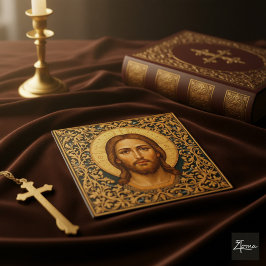 Quebra-cabeça Ícone Bizantino de Cristo - Jesus