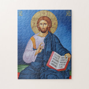 Quebra-cabeça Ícone Cristão Ortodoxo Cristo Pantocrator