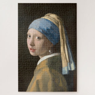 Quebra-cabeça Ícone de Vermeer: Menina com Brinco de Pérola