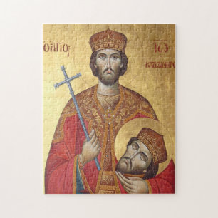 Quebra-cabeça Ícone Ortodoxo Cristão de São João Vladimir