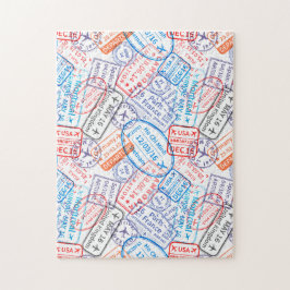 Quebra-cabeça ícone viagem