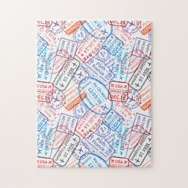 Quebra-cabeça ícone viagem (Vertical)