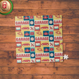 Quebra-cabeça Icônica Do Representante Profissional De Automóvei