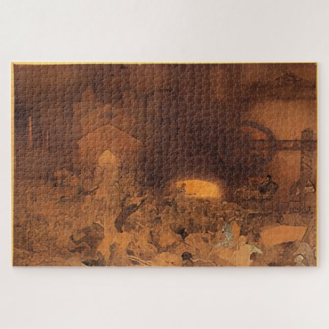 Quebra-cabeça Idade da razão de Mucha (Horizontal)