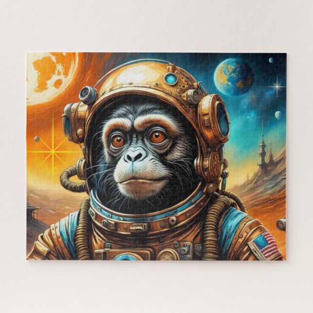 QUEBRA-CABEÇA IDADE DO MACACO DE AÇO-TAMARINA 2 (Horizontal)