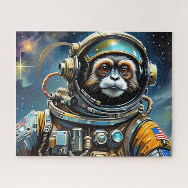 QUEBRA-CABEÇA IDADE DO MACACO DE AÇO-TAMARINA 3 (Horizontal)