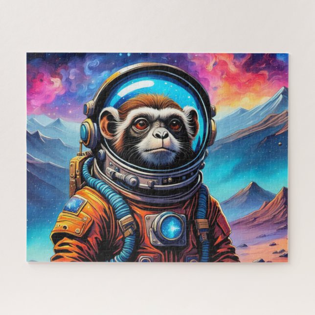 QUEBRA-CABEÇA IDADE DO MACACO DE AÇO-TAMARINA 4 (Horizontal)