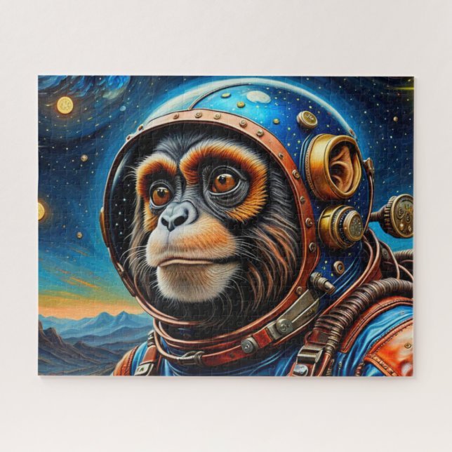 QUEBRA-CABEÇA IDADE DO MACACO DE AÇO-TAMARINA 6 (Horizontal)