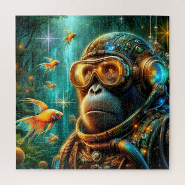 QUEBRA-CABEÇA IDADE DO ORANGUTAN DE AÇO 2 (Vertical)