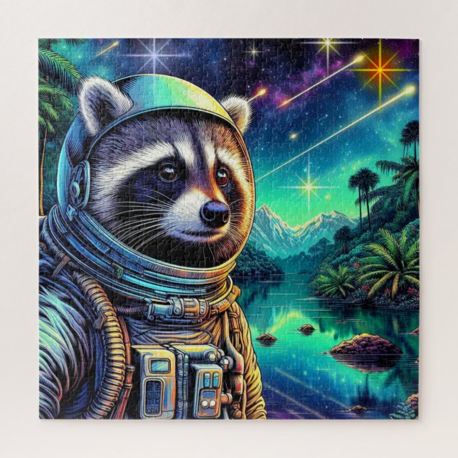 QUEBRA-CABEÇA IDADE DO RACCO DE NORTE DE AÇO (Vertical)