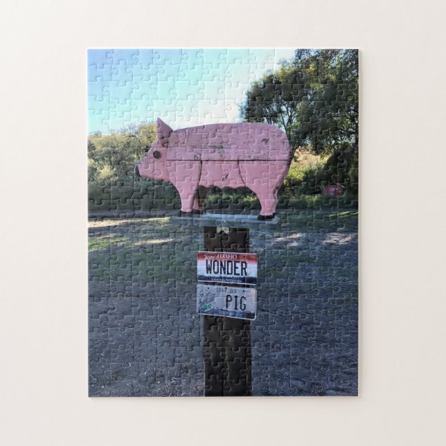 Quebra-cabeça Idaho Wonder Pig, Engraçado (Vertical)