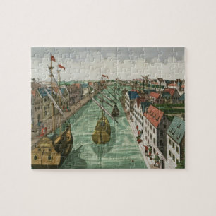 Quebra-cabeça Ideia da porta de Kettel em Delft (gravura)