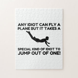 QUEBRA-CABEÇA IDIOT SKYDIVING