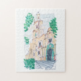 Quebra-cabeça Igreja Amarela