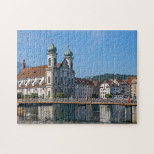 Quebra-cabeça Igreja Barroca, Suiça de Luzerna