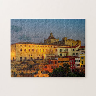 Quebra-cabeça Igreja de Carmen ao entardecer - Mahon, Menorca