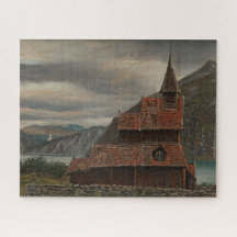 Igreja de Madeira Norueguesa (por Knud Baade)