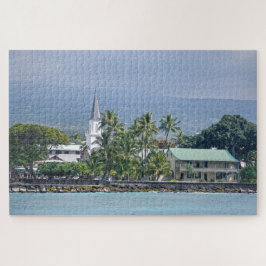 Quebra-cabeça Igreja de Mokuaikaua, Palácio de Hulihee, Kailua-K