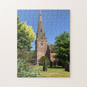 Quebra-cabeça Igreja de St Benedict Biscop Wombourne Staffordshi
