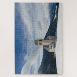 Quebra-cabeça Igreja de St. Jakob em Villnöss no inverno