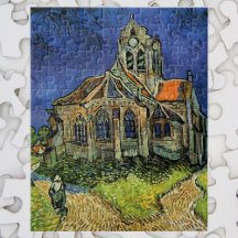Igreja em Auvers-sur-Oise por Vincent van Gogh