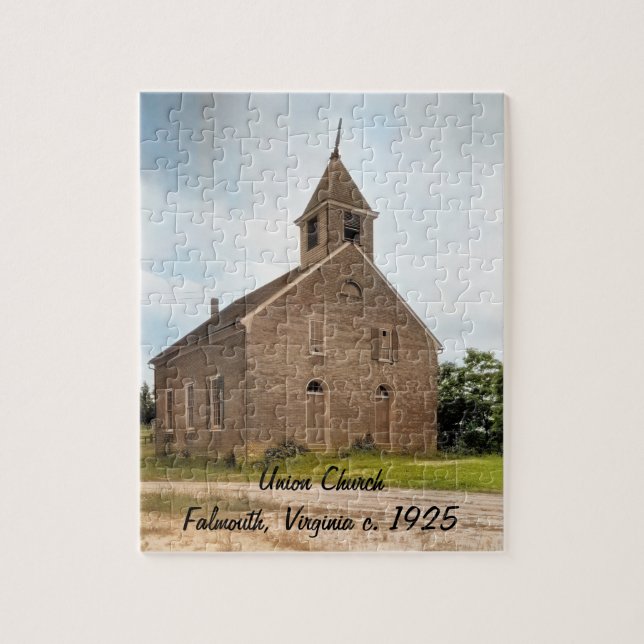 Quebra-cabeça Igreja União, Falmouth, Virgínia c. 1925 (Vertical)