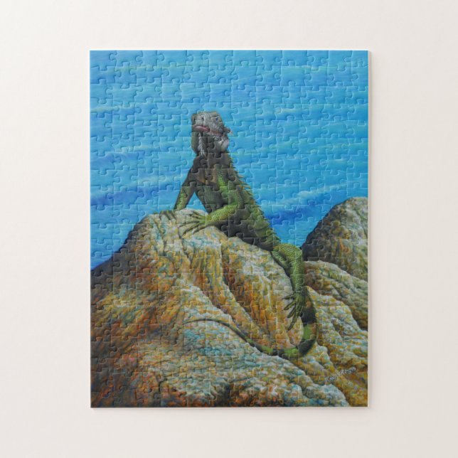 Quebra-cabeça Iguana Jigsera (Vertical)