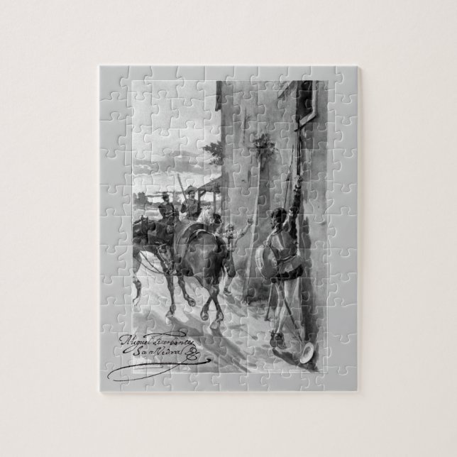 Quebra-cabeça III Centenario-Don Quixote por José Jiménez Aranda (Vertical)