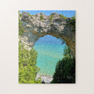 Quebra-cabeça Ilha Arch Rock Mackinac