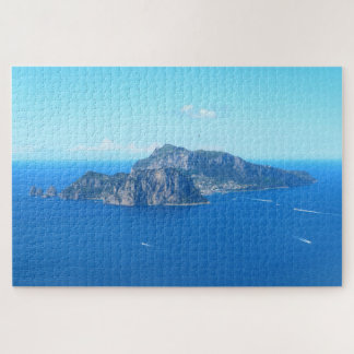 Quebra-cabeça Ilha Capri, Itália cercada por mar italiano
