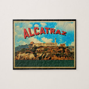 Quebra-cabeça Ilha Vintage Alcatraz