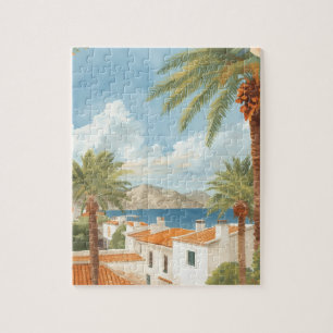 Quebra-cabeça Ilhas Baleares Viagem Francesa Vintage