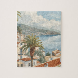Quebra-cabeça Ilhas Baleares Viagem Francesa Vintage