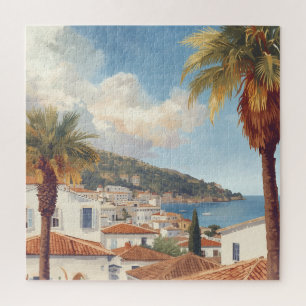 Quebra-cabeça Ilhas Baleares Viagem Francesa Vintage