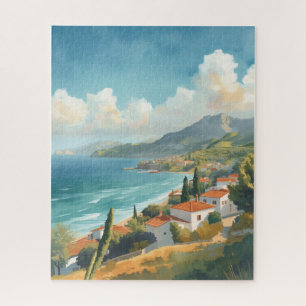 Quebra-cabeça Ilhas Baleares Viagem Francesa Vintage