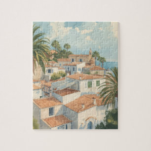 Quebra-cabeça Ilhas Baleares Viagem Francesa Vintage
